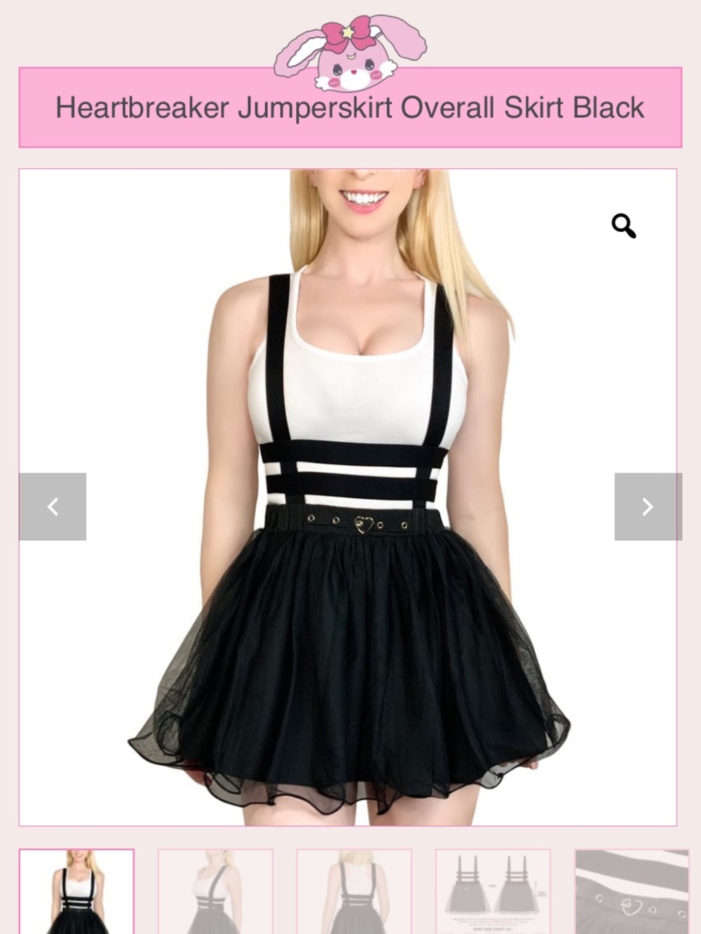 Little For Big Heartbreaker Jumper Skirt XL